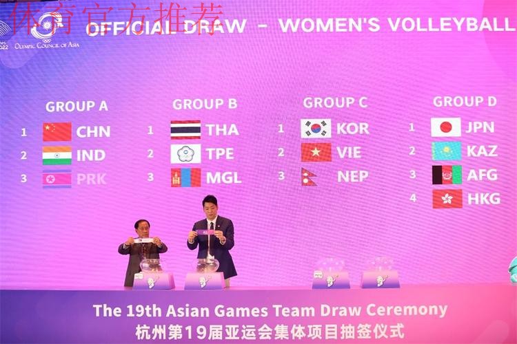 杭州亚运会足球项目抽签 中国男、女足分组确定
